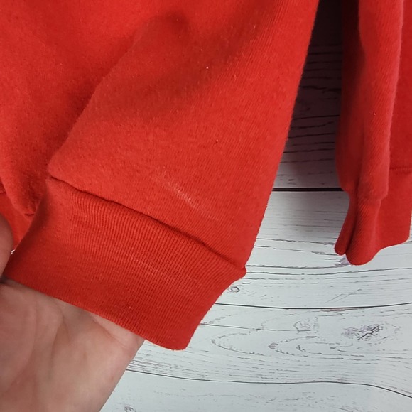 Vintage 90's Granny Ugly Christmas Women's Reindeer Print Red Sweatshirt Large - Picture 3 of 5